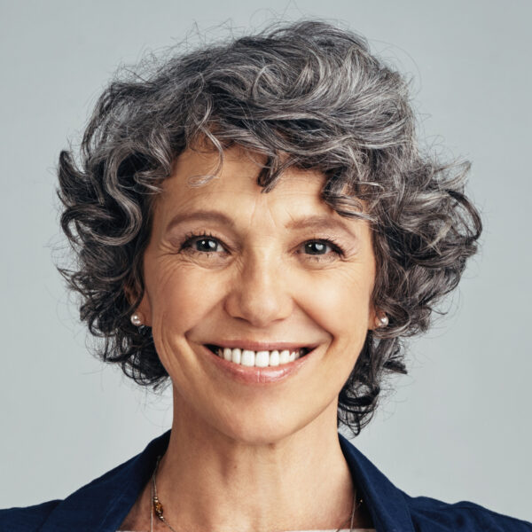 Portrait of a smiling old woman