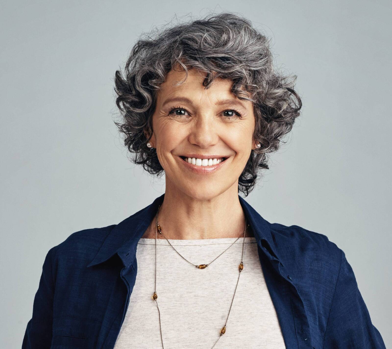 Portrait of a smiling old woman